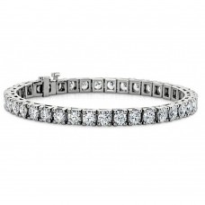 5.00 ct Ladies Round Cut Diamond Tennis Bracelet in 14 kt White Gold 5.00 ct Ladies Round Cut Diamond Tennis Bracelet in 14 kt White Gold